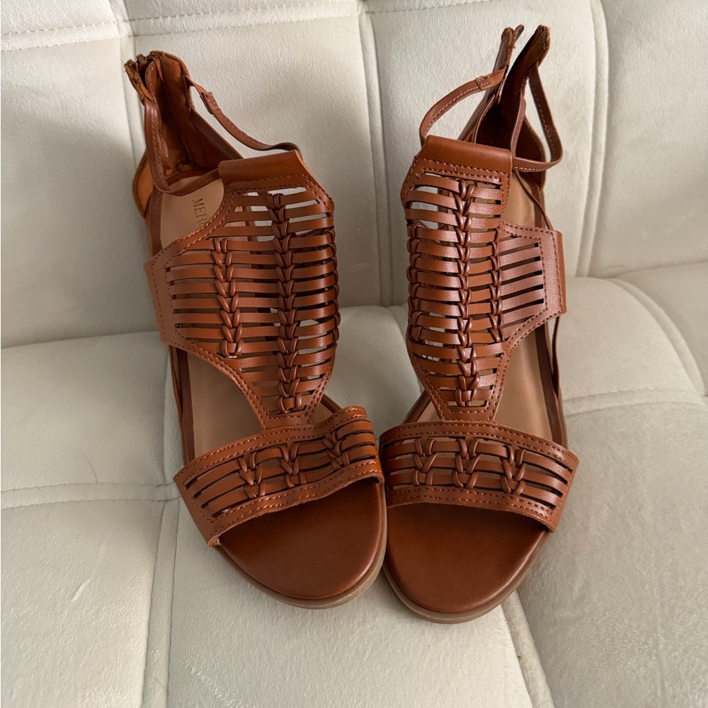 Merona Tan Woven Sandals
